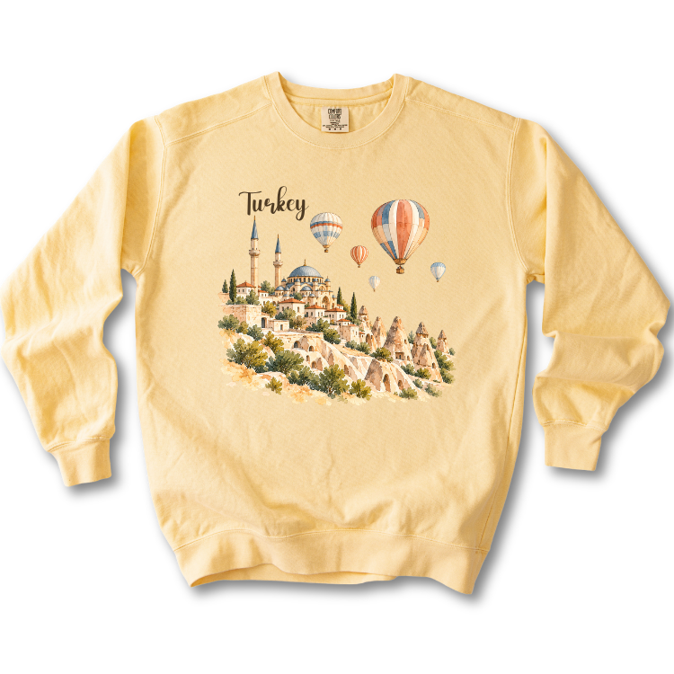 Turkey Hot Air Balloon Sweatshirt
