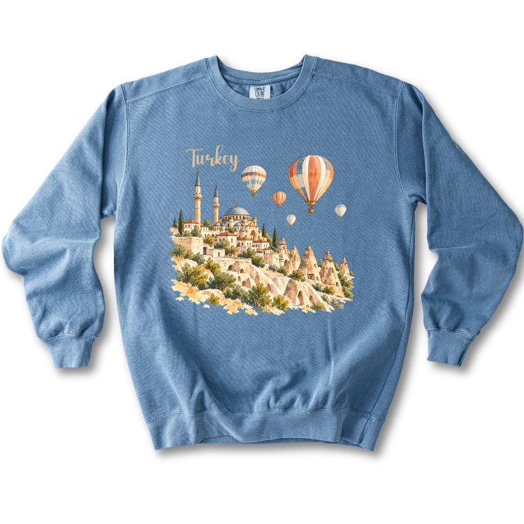 Turkey Hot Air Balloon Sweatshirt