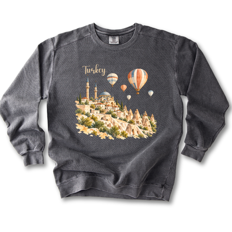 Turkey Hot Air Balloon Sweatshirt