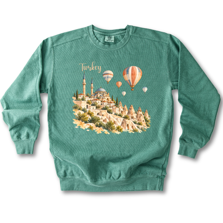 Turkey Hot Air Balloon Sweatshirt