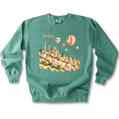 Turkey Hot Air Balloon Sweatshirt