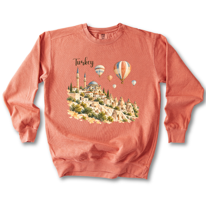 Turkey Hot Air Balloon Sweatshirt