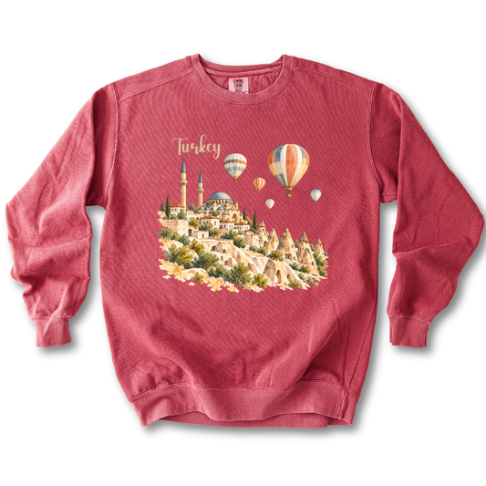 Turkey Hot Air Balloon Sweatshirt