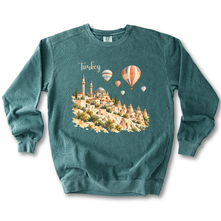 Turkey Hot Air Balloon Sweatshirt