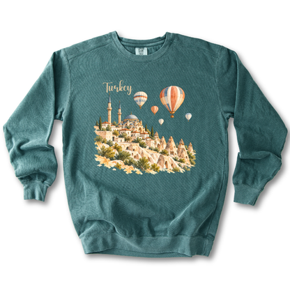 Turkey Hot Air Balloon Sweatshirt