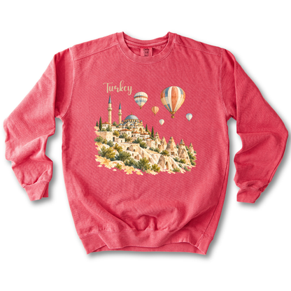 Turkey Hot Air Balloon Sweatshirt