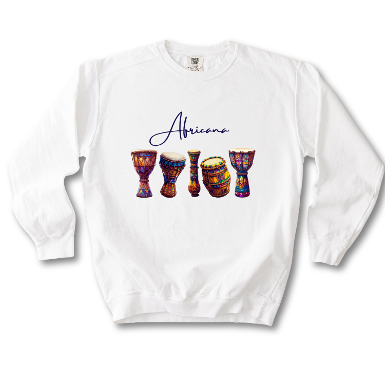 Africa Sweatshirt - African Drums