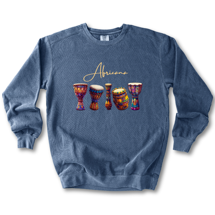 Africa Sweatshirt - African Drums