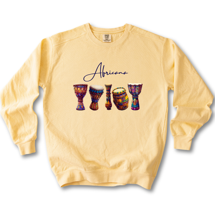 Africa Sweatshirt - African Drums