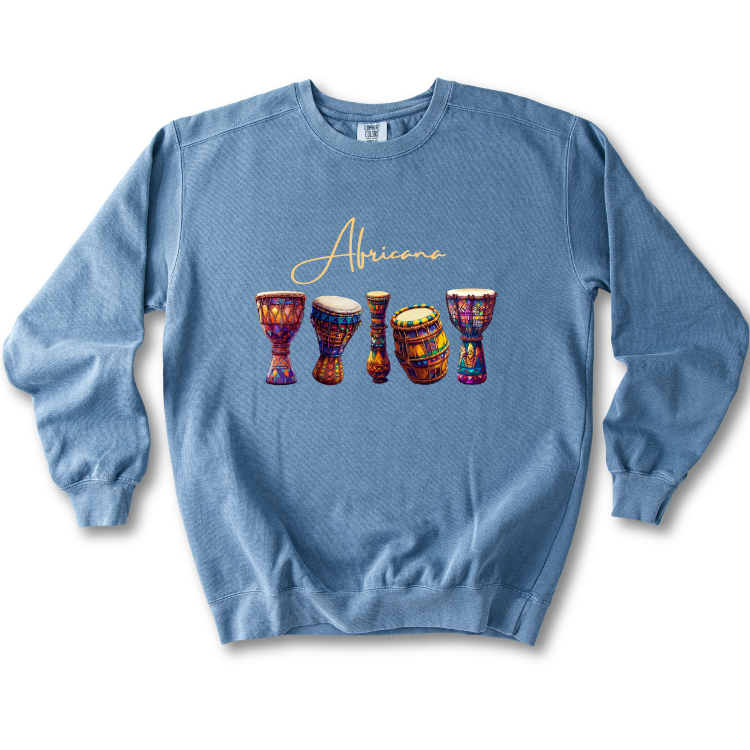 Africa Sweatshirt - African Drums