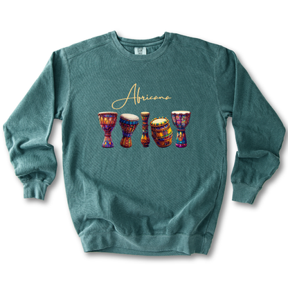 Africa Sweatshirt - African Drums