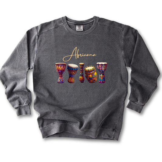 Africa Sweatshirt - African Drums