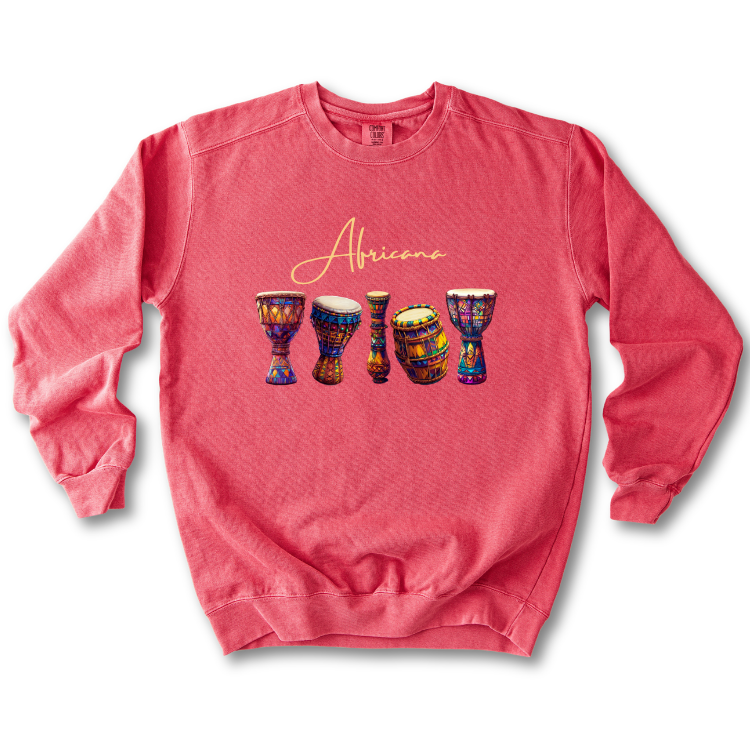 Africa Sweatshirt - African Drums