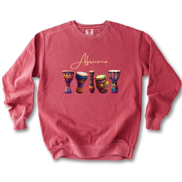 Africa Sweatshirt - African Drums