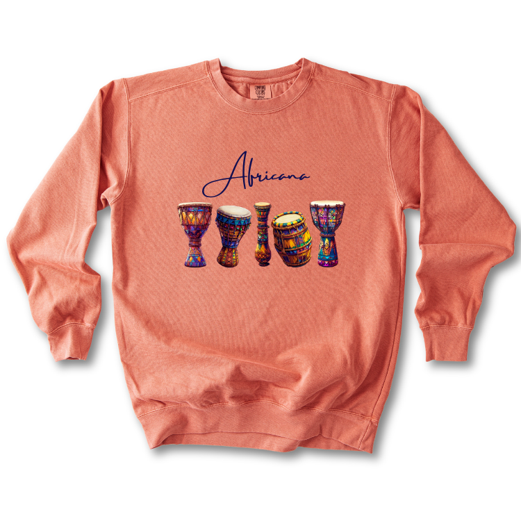 Africa Sweatshirt - African Drums