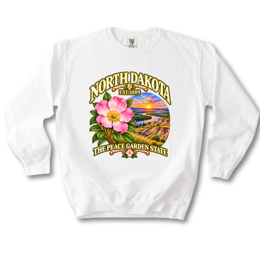 North Dakota - The Peach Garden State Sweatshirt
