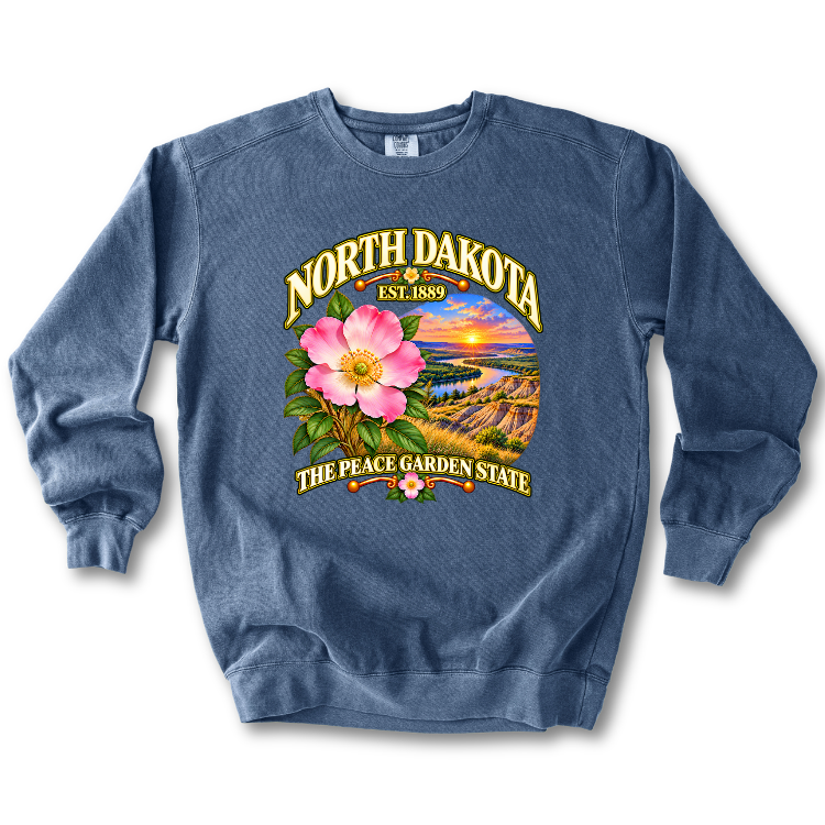 North Dakota - The Peach Garden State Sweatshirt