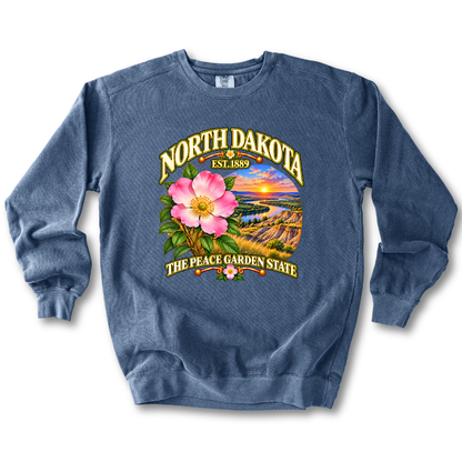 North Dakota - The Peach Garden State Sweatshirt