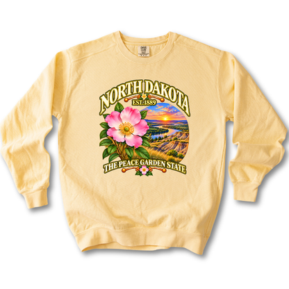 North Dakota - The Peach Garden State Sweatshirt