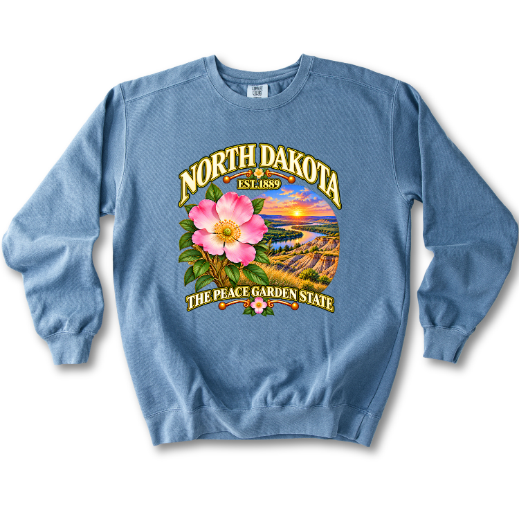 North Dakota - The Peach Garden State Sweatshirt