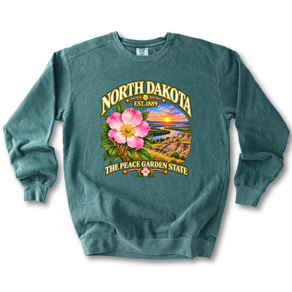 North Dakota - The Peach Garden State Sweatshirt