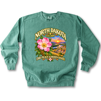 North Dakota - The Peach Garden State Sweatshirt