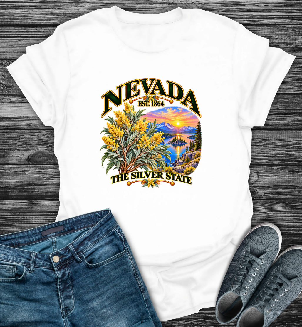 Nevada - The Silver State Softstyle T-Shirt