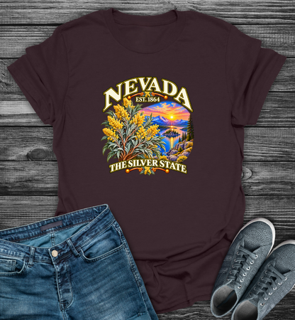 Nevada - The Silver State Softstyle T-Shirt