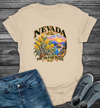 Nevada - The Silver State Softstyle T-Shirt