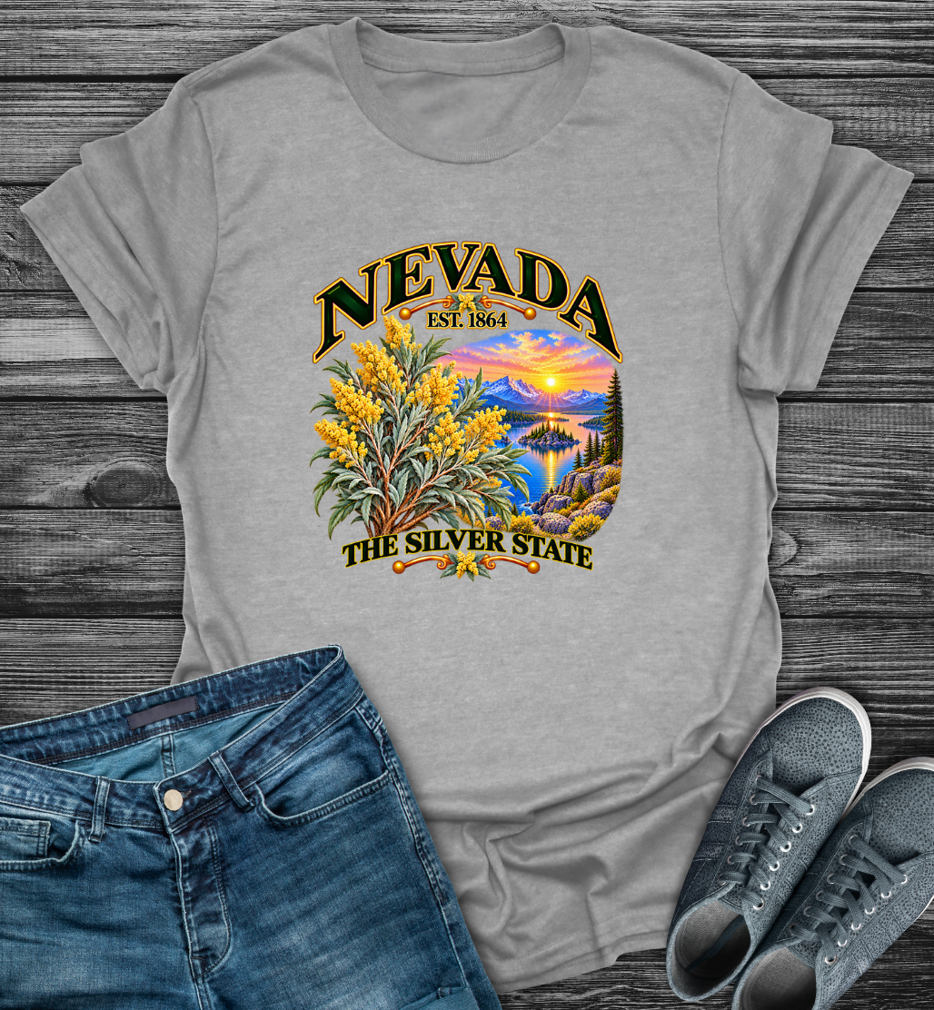 Nevada - The Silver State Softstyle T-Shirt