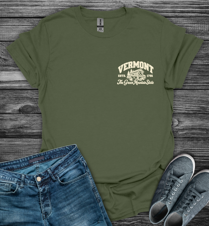 Vermont - The Green Mountain State Softstyle T-Shirt
