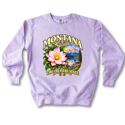Montana - The Treasure State Sweatshirt