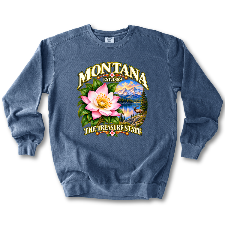 Montana - The Treasure State Sweatshirt