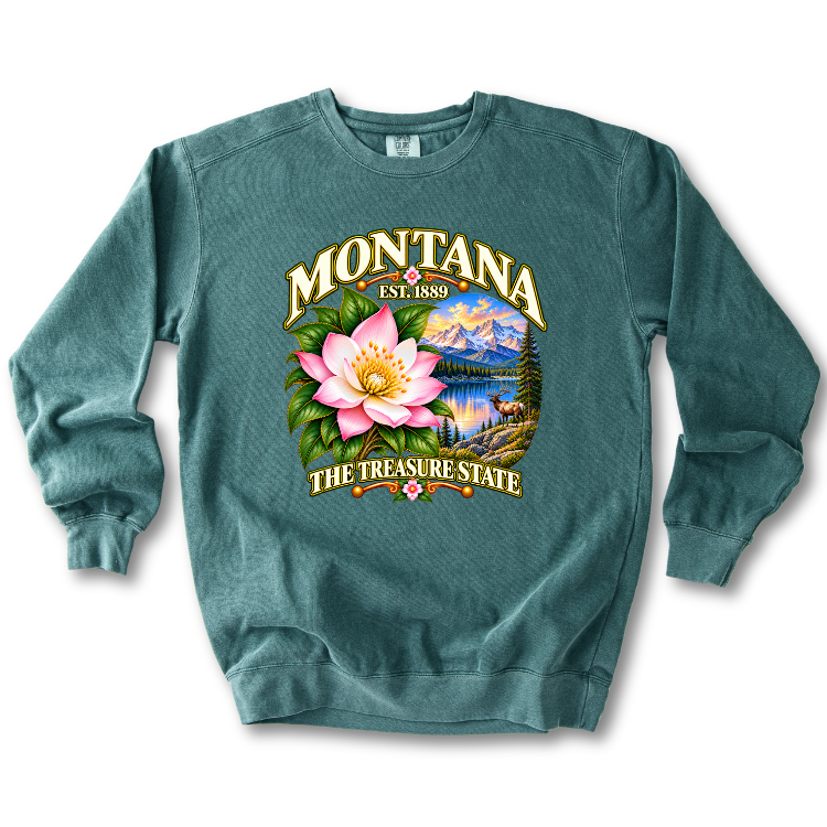 Montana - The Treasure State Sweatshirt
