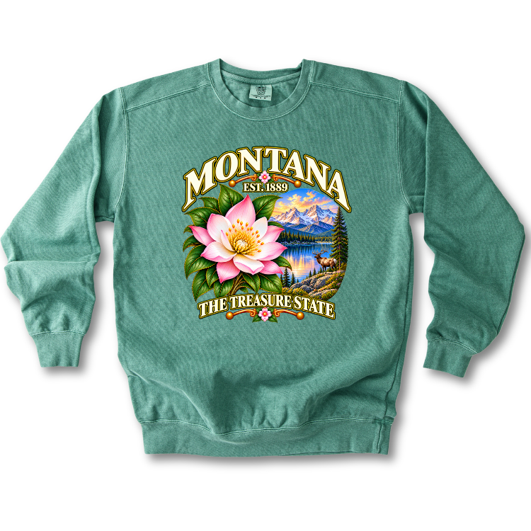 Montana - The Treasure State Sweatshirt