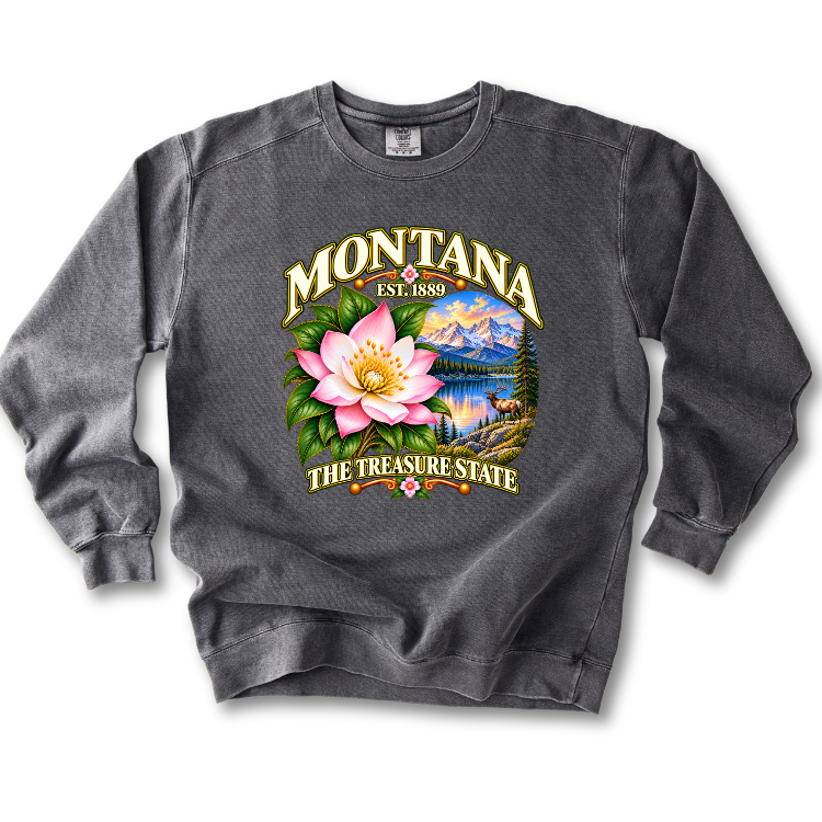 Montana - The Treasure State Sweatshirt