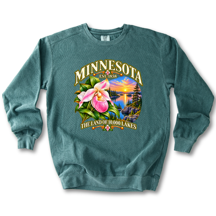 Minnesota - The Land of 10,000 Lakes Sweatshirt