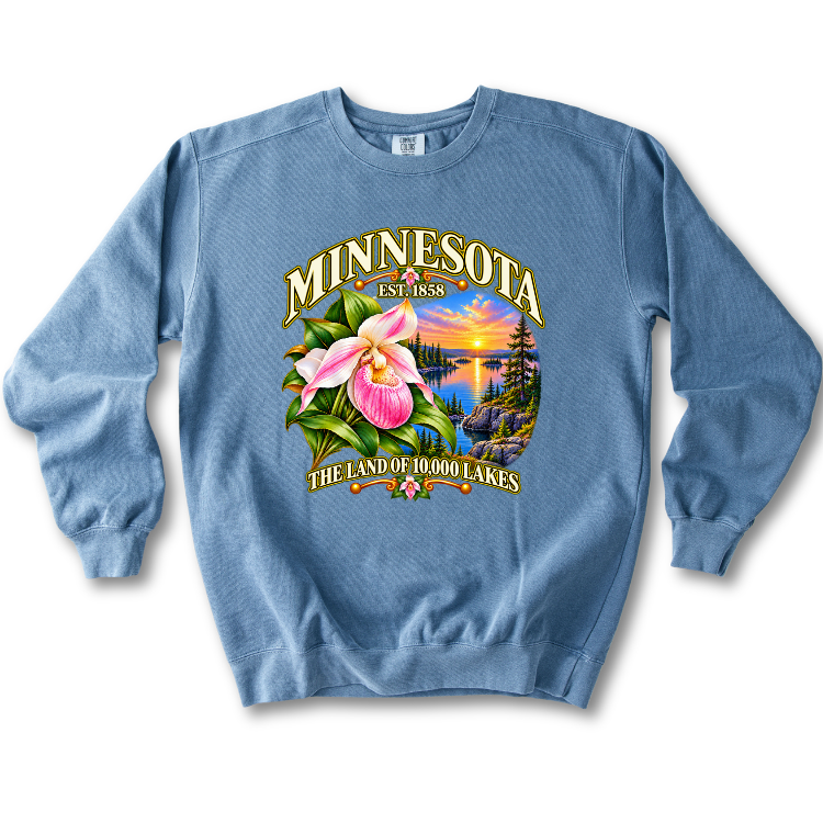 Minnesota - The Land of 10,000 Lakes Sweatshirt