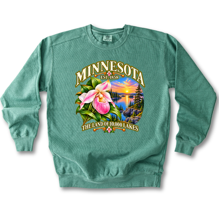 Minnesota - The Land of 10,000 Lakes Sweatshirt