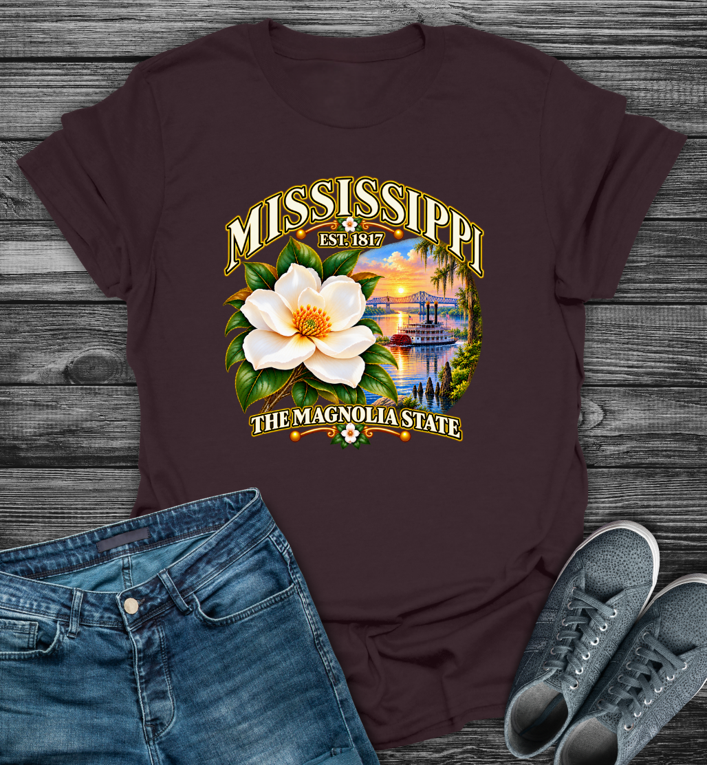 Mississippi - The Magnolia State Softstyle T-Shirt