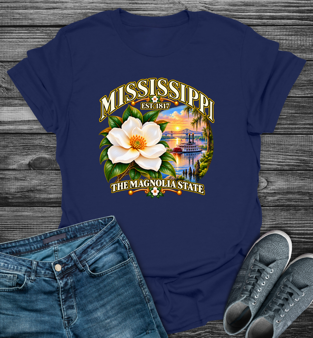 Mississippi - The Magnolia State Softstyle T-Shirt