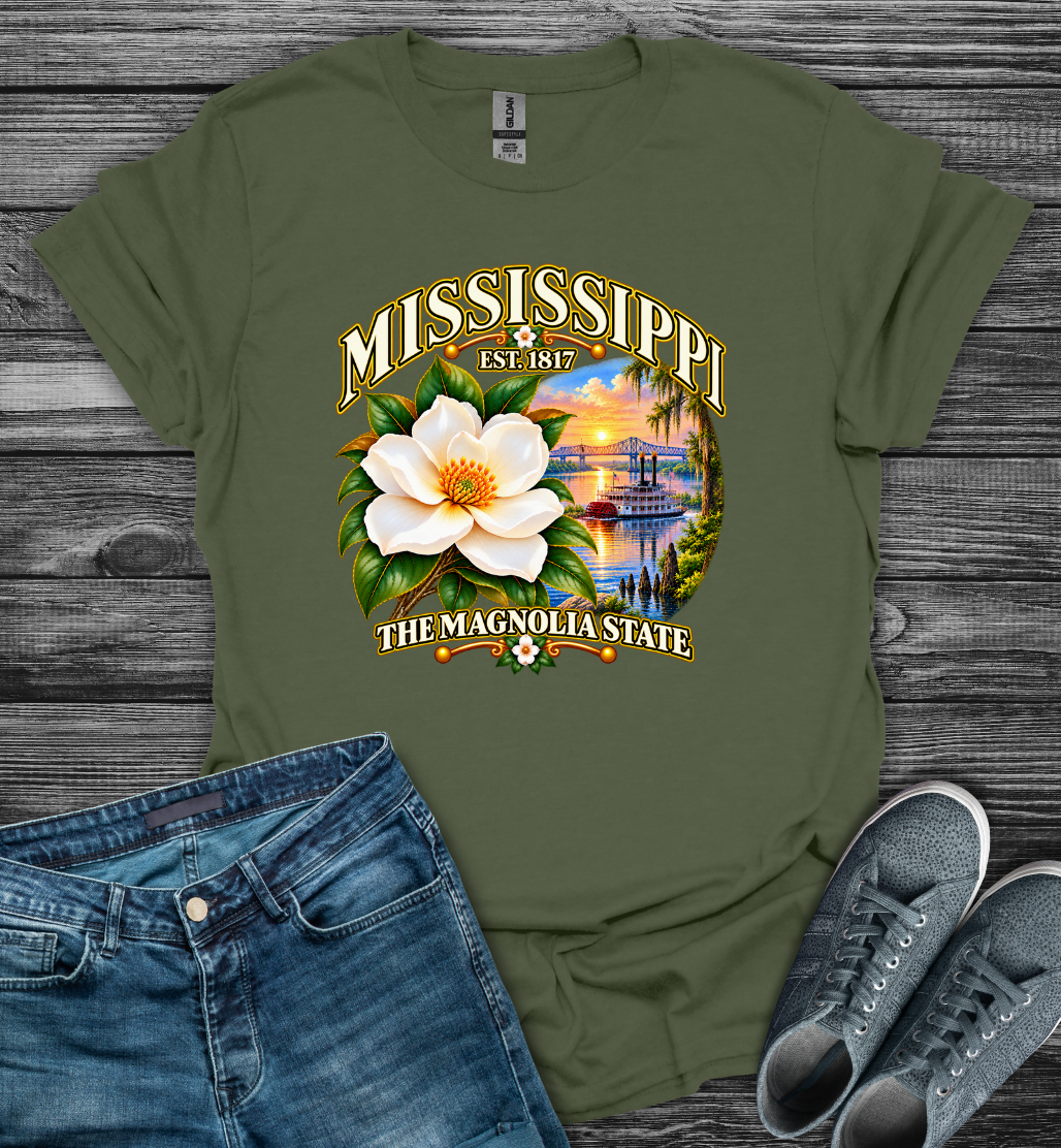 Mississippi - The Magnolia State Softstyle T-Shirt