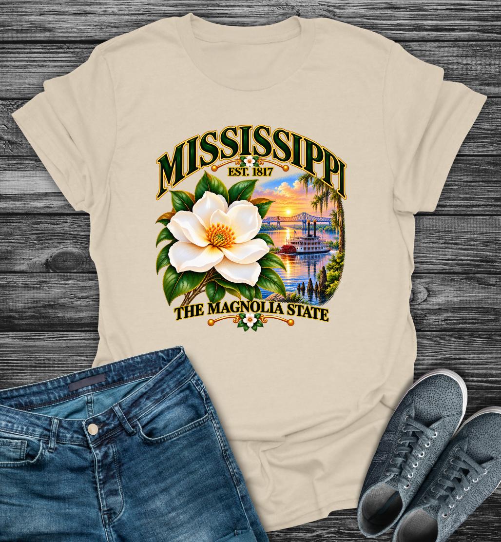 Mississippi - The Magnolia State Softstyle T-Shirt