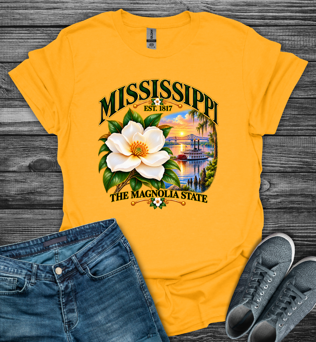 Mississippi - The Magnolia State Softstyle T-Shirt