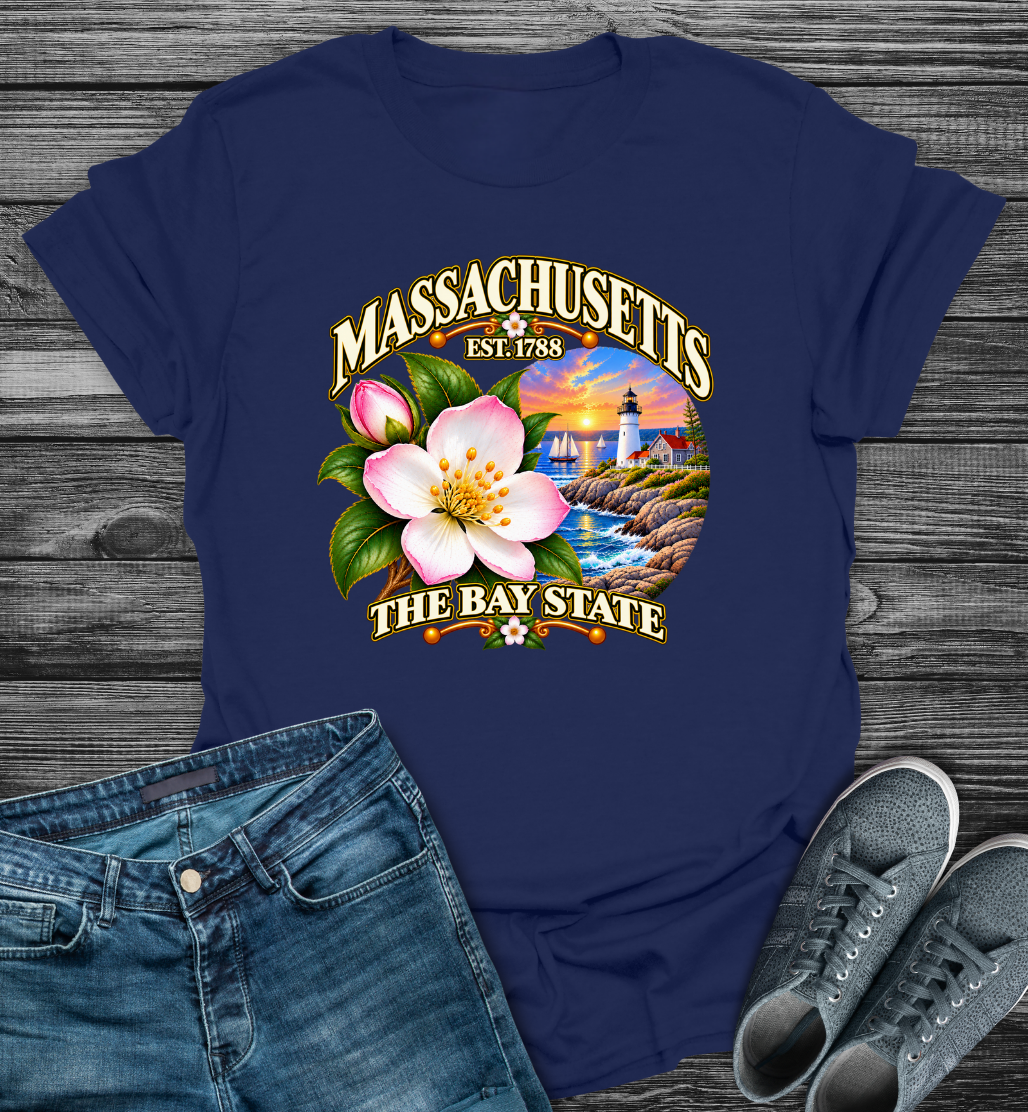 Massachusetts - The Bay State Softstyle T-Shirt