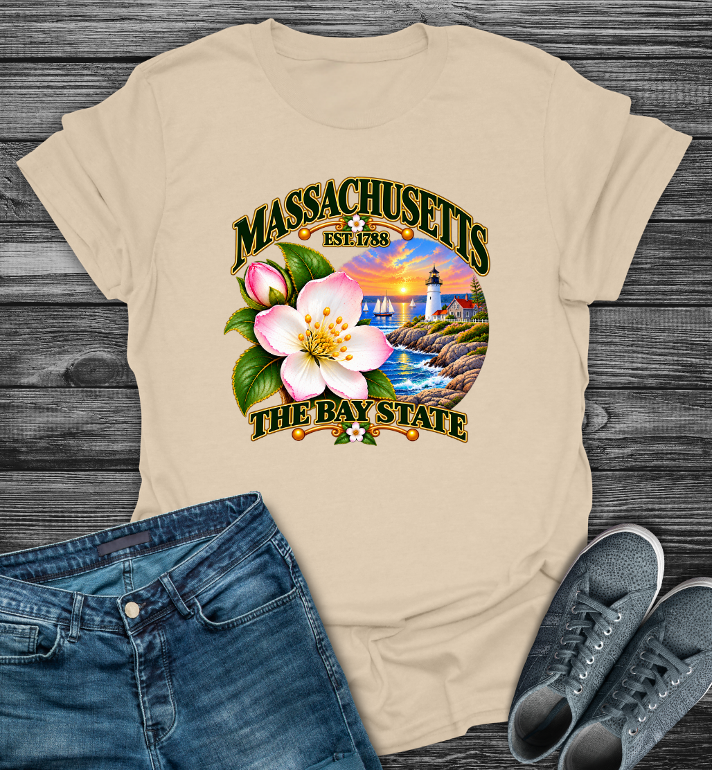 Massachusetts - The Bay State Softstyle T-Shirt
