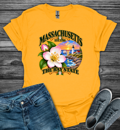 Massachusetts - The Bay State Softstyle T-Shirt