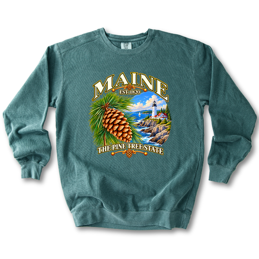 Maine - The Pine Tree State Sweatshirt
