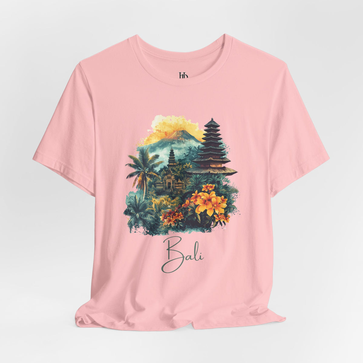 Bali Tropical Sunset T‑Shirt — Island Paradise Floral Tee