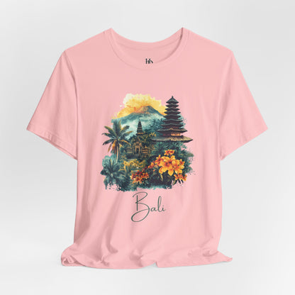 Bali Tropical Sunset T‑Shirt — Island Paradise Floral Tee